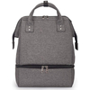 Custom Tote Backpack Breast Pump Bag Double Layer with Cooler Compartment for Breatmilk Bottle