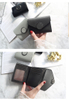 Ready to ship Custom fashion pu leather wallet for women