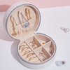 Outdoor Travel Carryon Jewelry Ring Earring Organizer Ladies Fashion Jewellery Gift Packing Box