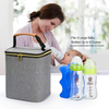 Custom Leak Proof Breast Milk Cooler Bag with Ice Pack Include Fits 4 Large Baby Bottles Cooler Bag for Mom Nursing