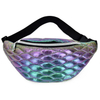 Holographic Fanny Pack Women Girls Waterproof Cute Waist Bag Shiny Pink Waist Bum Bag