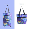 Low MOQ Foldable Shopping Trolley Bag with Wheels Promotional Portable Shopping Trolley Bag Wholesale