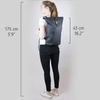 Custom Unisex Casual Travel Everyday Vintage Roll Top Scout Backpack Man Women
