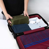 Green Oxford Large Capacity Travel Cosmetic Bag High Quality Toiletry Bags Dopp Kit Custom Logo