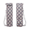 Large Functional Canvas Yoga Mat Bag Full Zip Exercise Yoga Mat Sling Bag Adjustable Strap