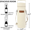 Insulated Crashworthy Wine Cooler Bag Best for Gift Wholesale Trendy Wine Bag for One Bottle