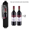Wholesale Luxury Portable Aluminium Foil Insulated Wine Bottle Beer Can Cooler Bag For Picnic Travel Golf Fishing