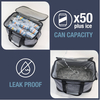 Collapsible Cooler Bag Insulated Leakproof 50 Can Soft Sided Portable Cooler Bag Lunch Grocery Shopping