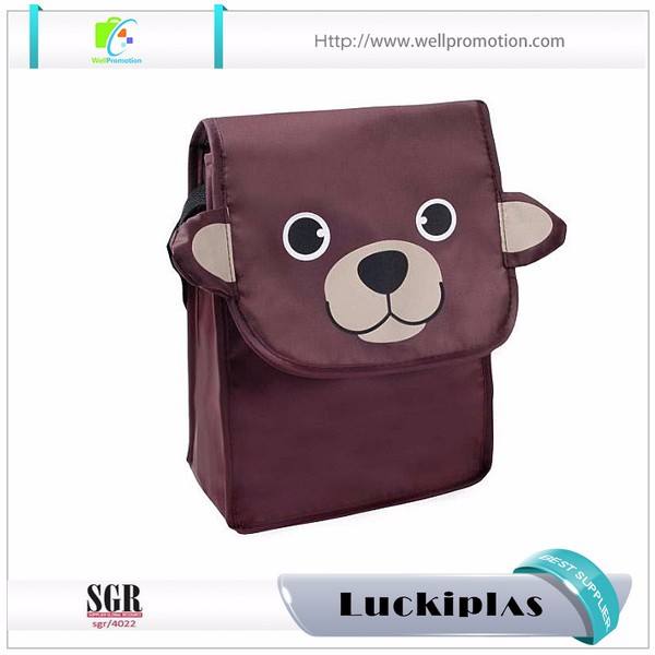 Wholesale factory price custom pattern cute cartoon pattern small insulated kids lunch cooler bag