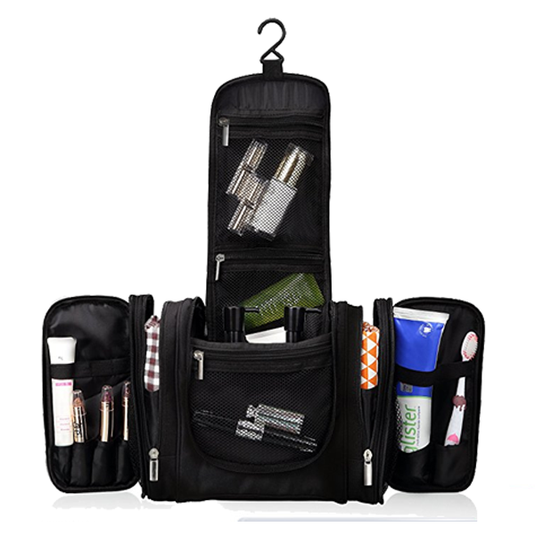 Large Hanging Foldable Travel Kit Shaving Mens Cosmetic Toiletry Bag