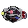 Recycled Custom Logo Durable Travel Men Sports Gym Duffel Bag with Shoe Compartment