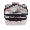 Double-layer Cosmetic Bag Toiletry Bag Large Travel Makeup Pouch Organizer Bag for Girls Women Portable Waterproof