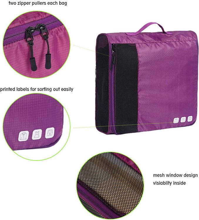 7 Set Suitcase Organizer Product Details