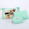 Fashionable Waterproof Transparent PVC Clear Cosmetic Bag for Make Up Tools Customized Travel Toiletry Bag for Men Women