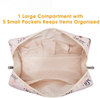 Fashionable Custom Logo Waterproof Polyester Cosmetic Bag Wholesale Toiletry Travel Bag