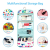 Portable Toiletry Cosmetic Travel Bag Large Water Resistant Hanging Makeup Organizer Storage Pouch Case for Women Girls