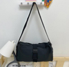 Portable Small Custom Canvas Travel Weekend Overnight Sports Dance Duffel Bag Women Girls Gym Barrel Duffle Bag