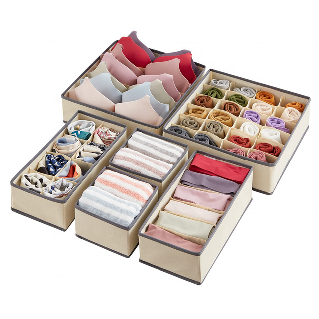 Multi-function Clothes Sock Underwear Organizer Box Portable Wardrobe Closet Clothes Organizer for Tie Sock Jeans T-shrit