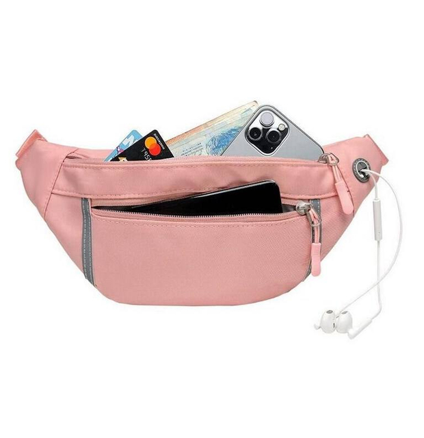 Premium Luxury Waterproof Women Sport Running Phone Belt Crossbody Chest Sling Shoulder Waist Bag Fanny Pack for Ladies
