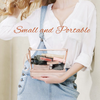 New Arrival Two Layers Makeup Brush Organizer Pouch Gift Lady Girl Fashion Golden Clear PVC Travel Cosmetic Bag Pouch