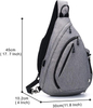 Oxford sling bag college girls shoulder bags wholesale customized waterproof crossbody smell proof shoulder bag