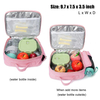 Large Capacity Aluminium Foil Insulated Cooler Bag Kids School Lunch Bag For Boys Girls