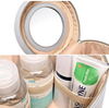 Fashion Barrel Shaped Travel Cosmetic Storage Bag Makeup Case Cosmetic Bags Women Toiletry Pouch