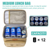 Wholesale Picnic Outdoor Mens Lunch Box Camouflage Full Printed Cooler Bag with Adjustable Shoulder Strap