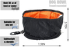 Travel Outdoor Portable Oxford Fabric Folding Pet Dog Water Bowl Waterproof Collapsible Dog Bowl