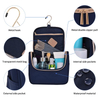 Navy Blue Water-resistant Men Women Cosmetic Makeup Bag Large Capacity Travel Organizer for Full Sized Toiletries And Cosmetics
