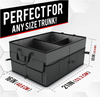 Family Use SUV Trunk Toy Accessories Organizer Bag Portable Durable Fabric Collapsible Storage Car Trunk Organizer