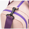Custom Sports Travel Duffle Bag with Adjustable Strap Waterproof Nylon Shoulder Weekender Overnight Bag for Women