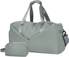 Gym Duffel Bag With Wet Pocket Shoes Compartment Portable Overnight Weekender Bag For Women Outgoing And Touring