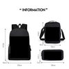 Amazon Hot Sales Hot DJ Marshmallow Backpack Personality Fashion Everything High School Student Travel Bag
