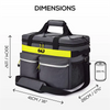 Manufacturer Large Capacity Waterproof Outdoor Picnic Portable PEVA Thermal Cooler Bag