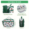 Digital Printing Kids Lunch Tote Bag Thermal Bag Custom Logo with Shoulder Strap