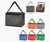 New Arrival Waterproof Large Capacity Picnic Crosshatch Non Woven LunchInsulated Thermal Cake Cooler Bags For Lunch Boxes