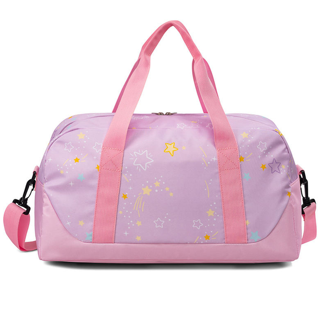 Custom Print Sports Travel Duffle Bag for Girls Teen Overnight Duffle with Adjustable Shoulder Strap