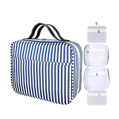 Accept Custom Logo Large Capacity Unisex Travel Toiletry Organizer Bag Waterproof Makeup Bag