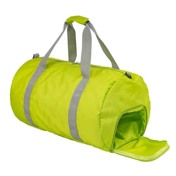 Waterproof Foldable Gym Sports Bag Travel Duffle Bag with Shoe Compartment for Men And Women