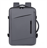 Expandable Business Laptop Backpack Solid Color Large Capacity Travel Computer Rucksack for Men Business Trip