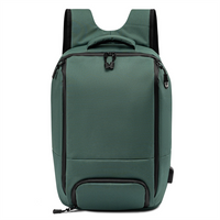 Waterproof Zipper Computer Bag Laptop Backpack Business Travel Hiking Backpack with USB