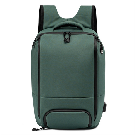 Waterproof Zipper Computer Bag Laptop Backpack Business Travel Hiking Backpack with USB