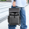 20L Large Capacity Business Laptop Backpack Waterproof Travel Bag for 15.6 Inch Computer with Flap Cover and Trolley Strap
