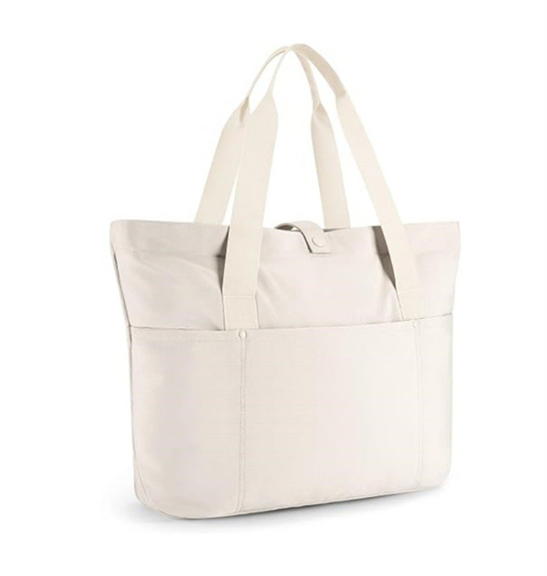 7 Inch Water Resistant Winter Puffer Tote Bag with Zipper Closure Portable Design and Soft Pocket for Girls