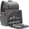 Cross-border New-Style Leak-Proof Insulated Picnic Beach Cooler Backpack Double-Layer Wine Bag PE Material Modern Minimalist