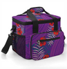 Hot Custom Samoan Tribes Beach Breast Lunch Bag Print on Demand Polynesian Flowers Camping Ice Pack Oxford Lunch Bag