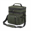 Unisex Insulated Lunch Bag with Zipper Closure Leak-Proof & Waterproof Polyester Cooler 24L Capacity for Office & Travel