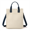 Custom Canvas Tote Bag With Printed Logo Large Capacity Handbag for Exhibition Shopping Corporate Gift