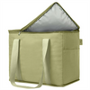 Modern Thermal Insulation Aluminum Cooler Bag Zipper Closure Foldable Portable 24L Capacity for Picnic Camping Food Delivery